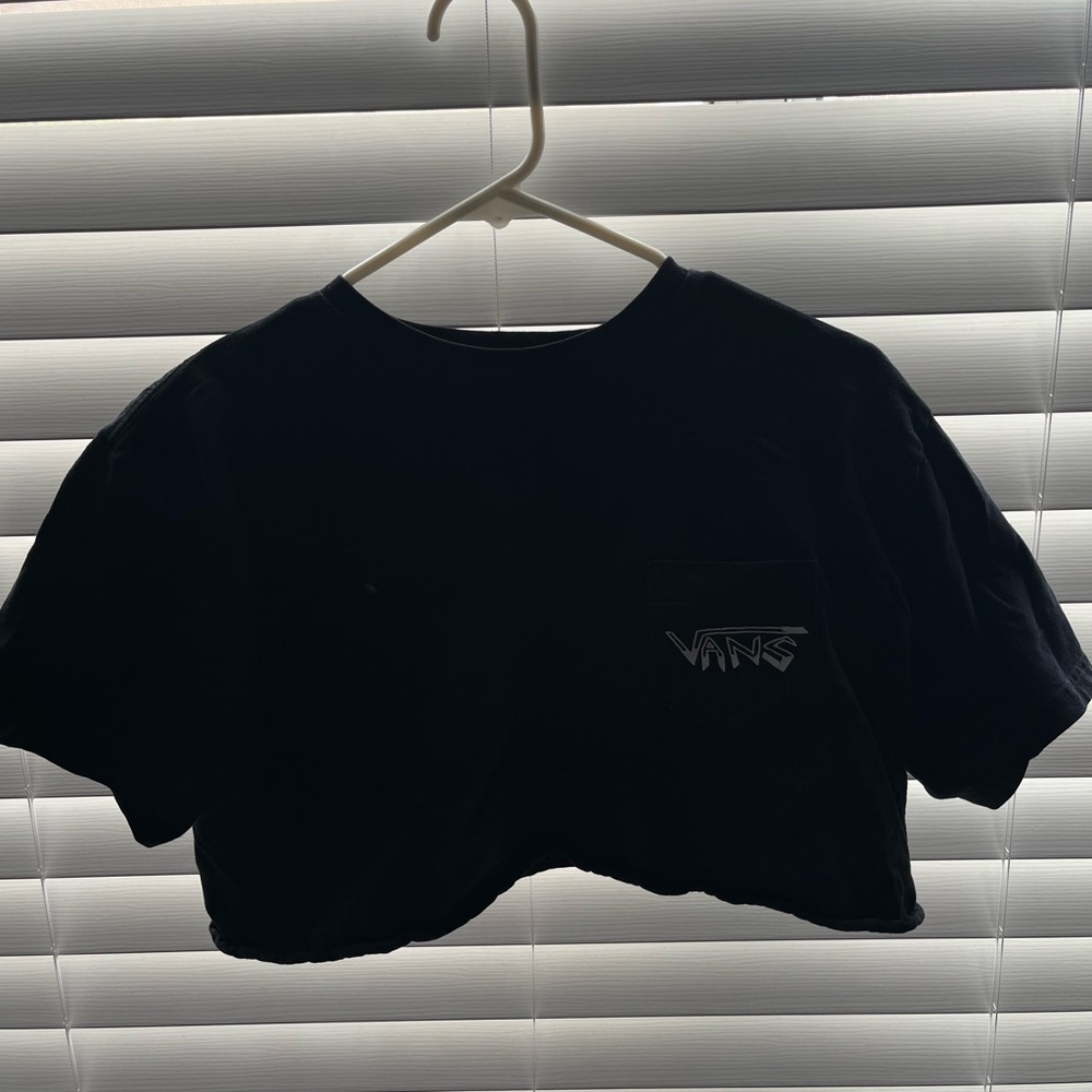 Vans Women's Black Crop Top
